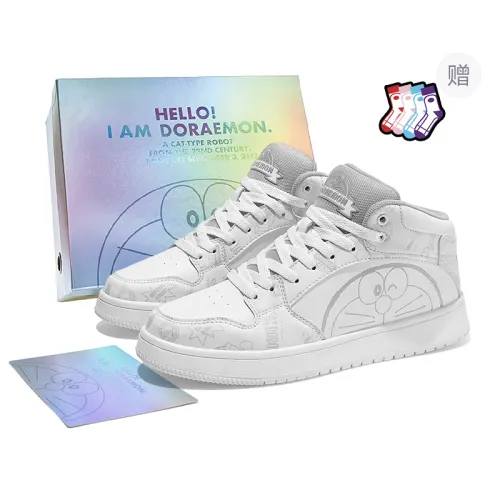 DoraemonA Mid top Skateboard Shoes Unisex