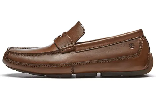 Clarks Leather Loafers Men's Dark Umber