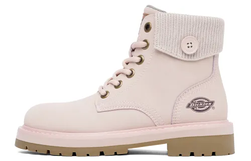 Dickies Short Combat Boots Women's Pink