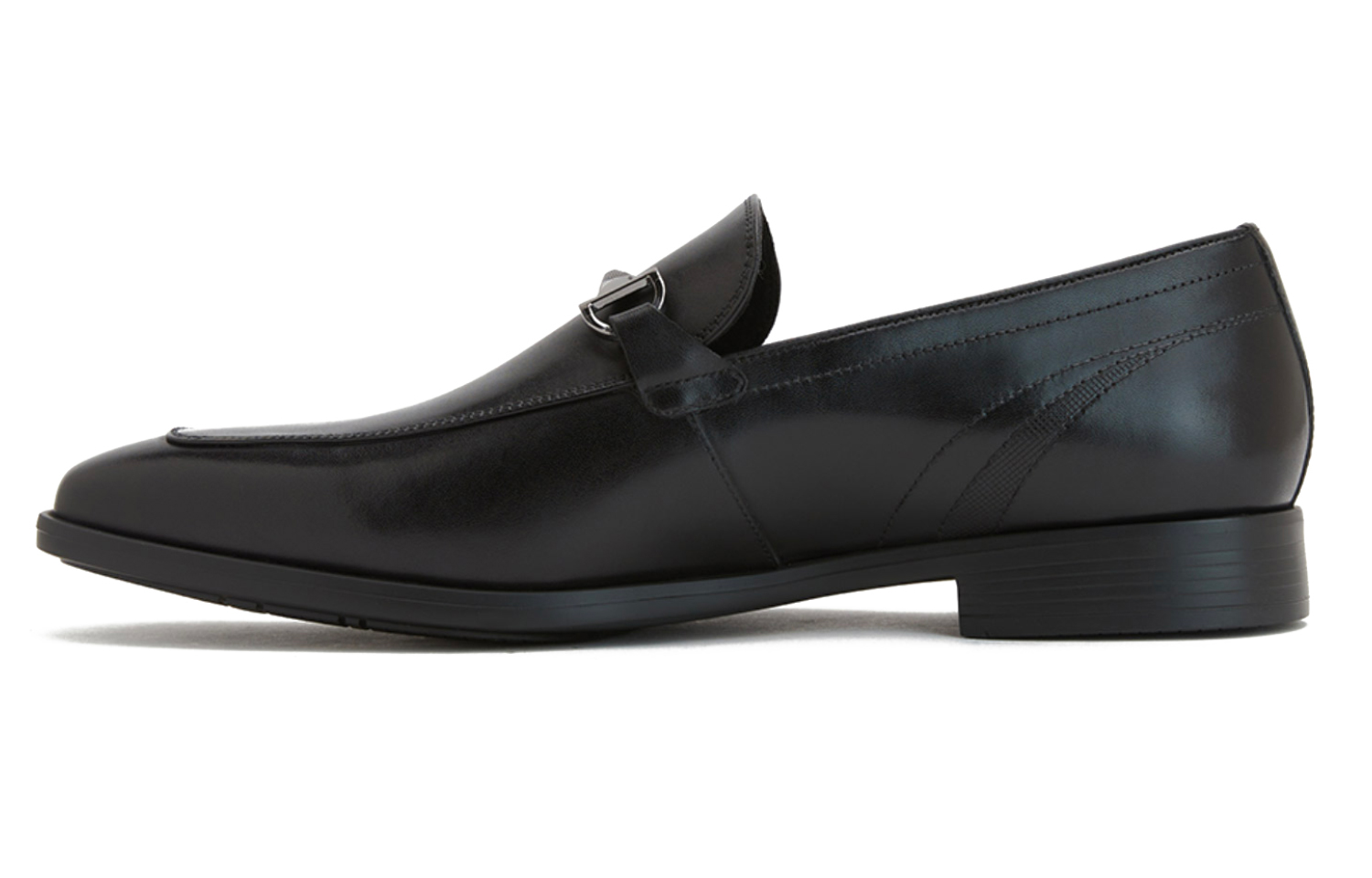 PEDRO Top Grain Cow Leather Casual Shoes Men's Black