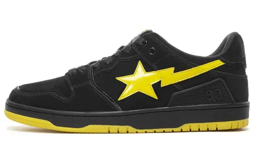 A BATHING APE Sk8 Sta 'Black Yellow'