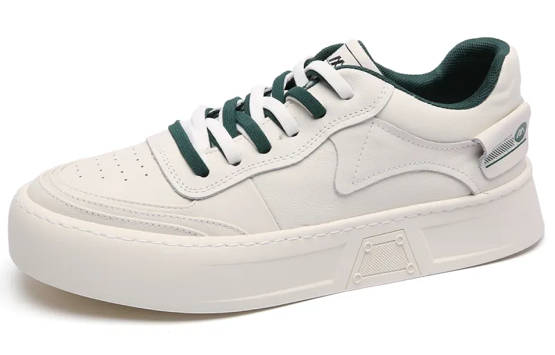 Anthony Miles Cow Leather Slip Resistant Cushioning Abrasion Resistant Low top Skateboard Shoes Men's