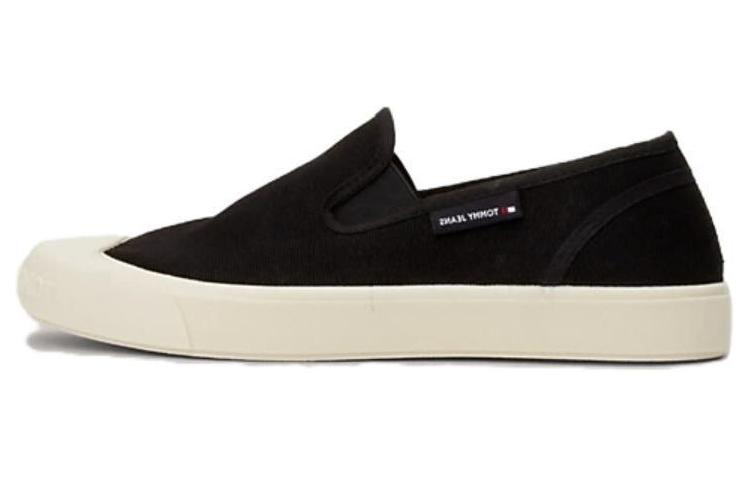 Tommy Hilfiger Canvas Low top Skateboard Shoes Women's Black White