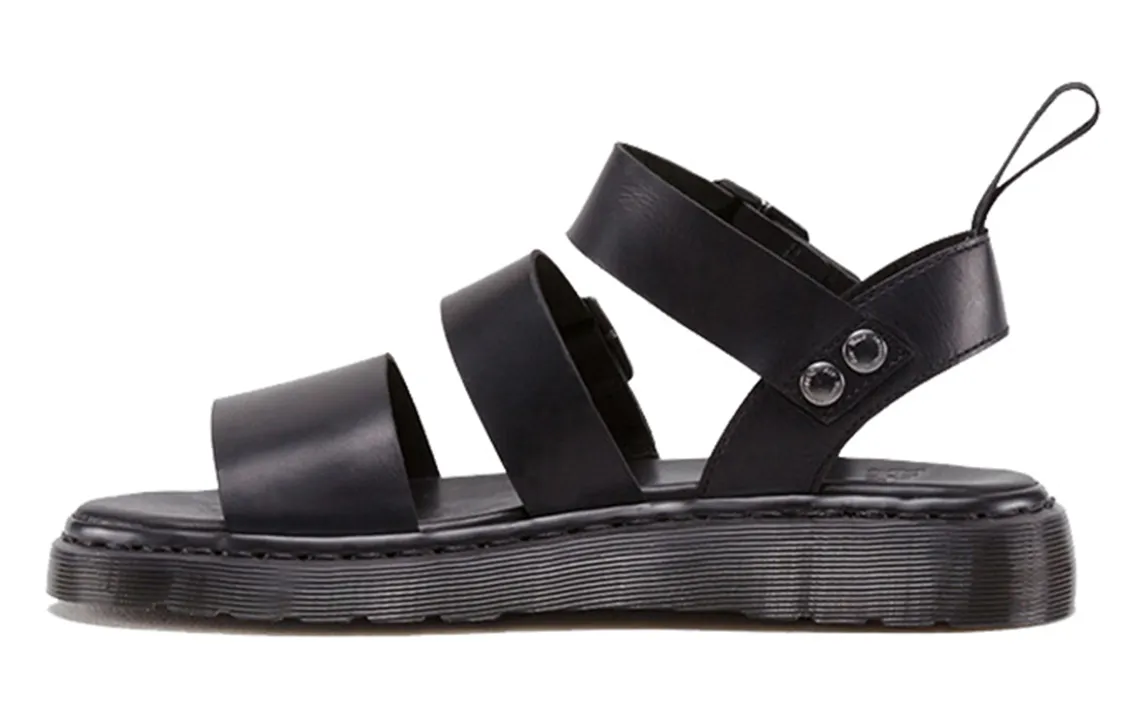 Dr.Martens Leather Roman Sandals Unisex Black
