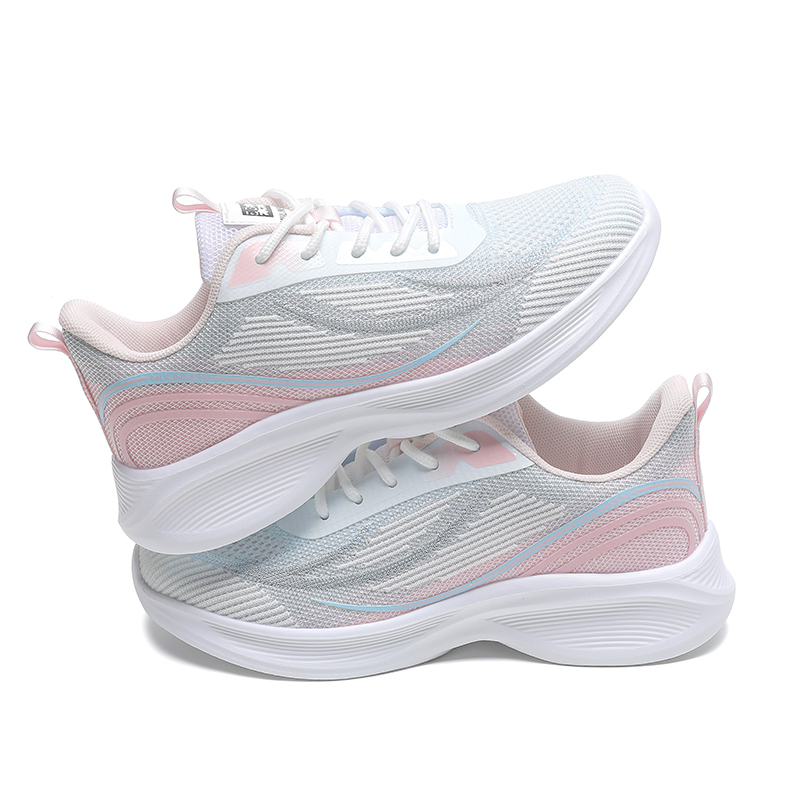 Mulinsen Running Shoes Women’s Low Top Pink Blue/Black