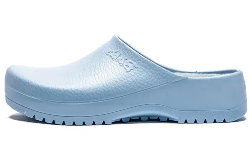 Birkenstock Super Birki Shearling Polyurethane 'Dusty Blue' Women's