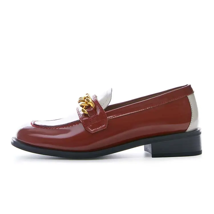 Marie Claire Women's Casual Shoes Women's Low Top Thick Cream Berry Red