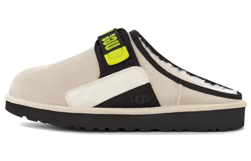 UGG Dune Slip on Suede Slippers Men's Ecru