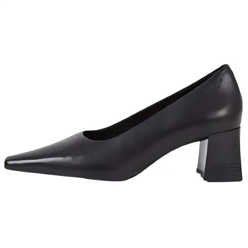 VAGABOND SHOEMAKERS Leather Chunky Heel High Heels 5.8cm Women's Black