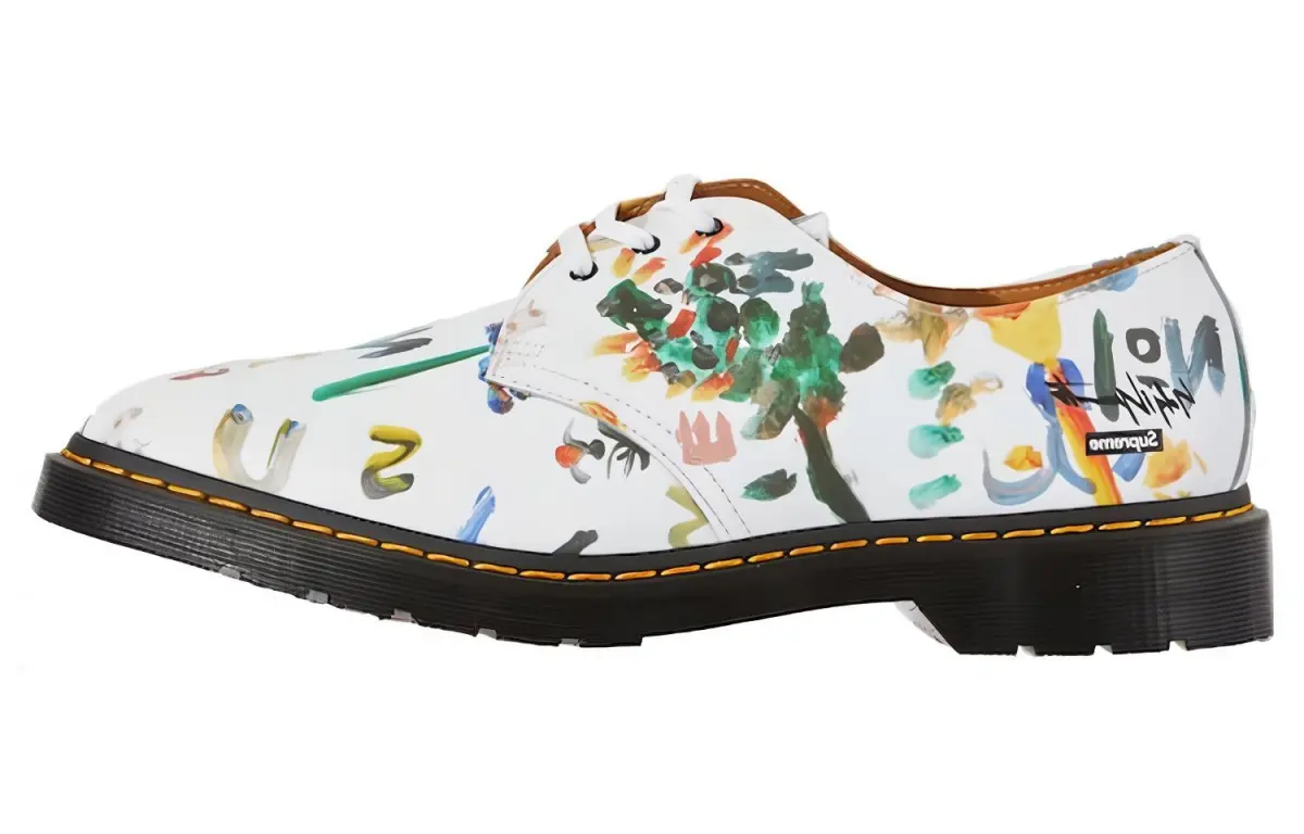 1461 Supreme x Yohji Yamamoto x 1461 Dr.Martens 'Brushstroke - White'