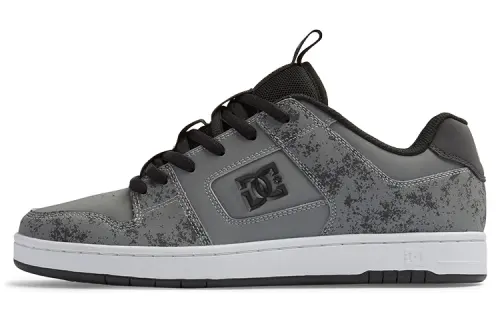 DC Shoes Canvas Slip Resistant Cushioning Abrasion Resistant Low top Skateboard Shoes Unisex Dark Gray