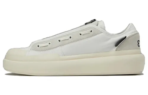 Y-3 Ajatu Court Low fabric leather wear-resistant casual fashion sneakers same style for men and women white gray