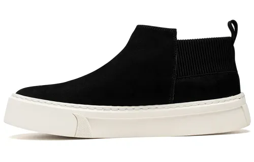 Anthony Miles Cow Leather British Style Casual Shoes Men's Black