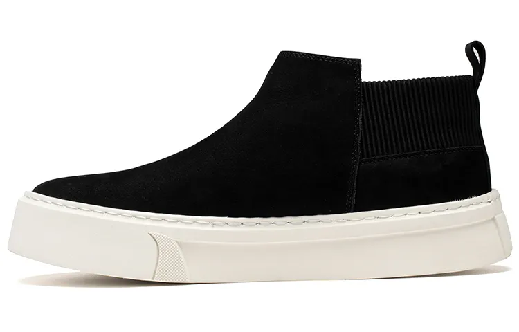 Anthony Miles Cow Leather British Style Casual Shoes Men's Black