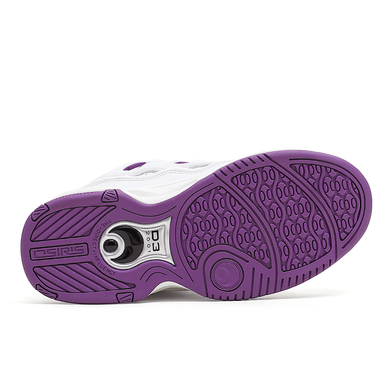 OSIRIS Skateboard Shoes Unisex Low Top Purple/White