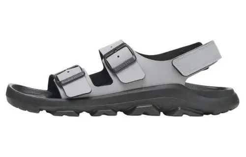 Birkenstock Mogami Terra Pu Beach Sandals Unisex Gray