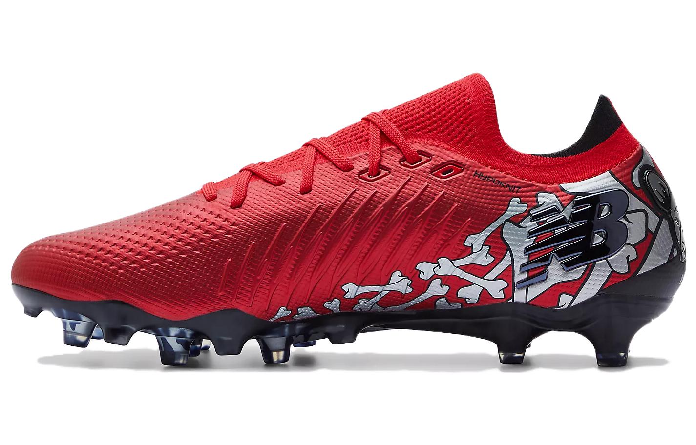 New Balance Tekela V4 FG Firm Ground Natural Grass Soccer Shoes Men's Red