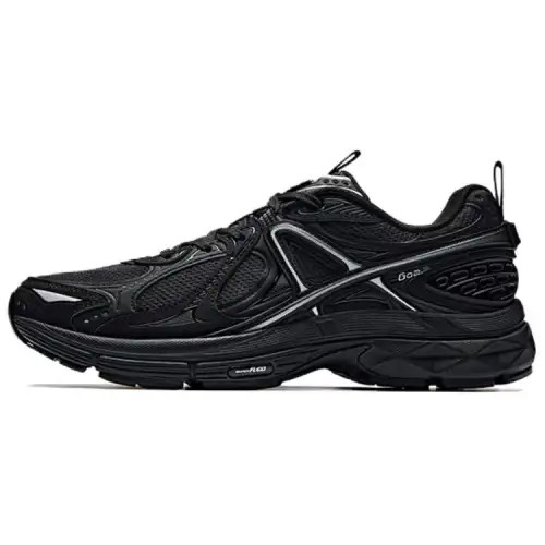 Anta Slip Resistant Abrasion Resistant Slip Resistant Abrasion Resistant Low top Casual Shoes Men's Black