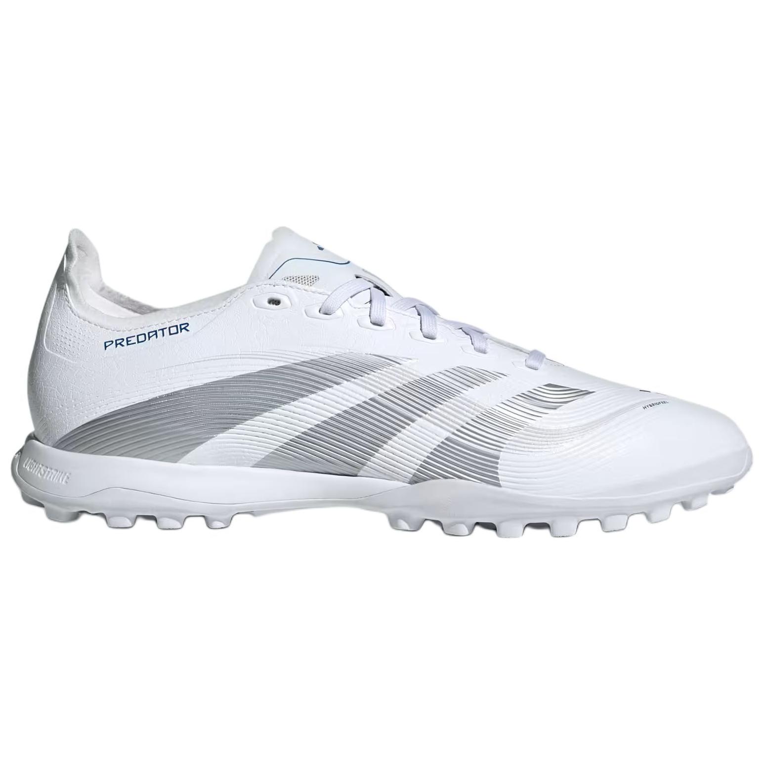 Adidas Predator League Turf Cloud White Silver Metallic Bright Royal