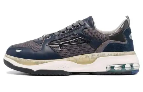 PREMIATA Round Tip Low top Casual Shoes Men's Blue