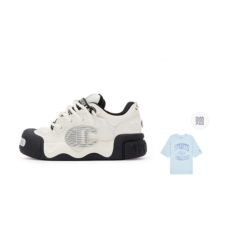 Champion AutoSkate V1 Low top Skateboard Shoes Men's Black White