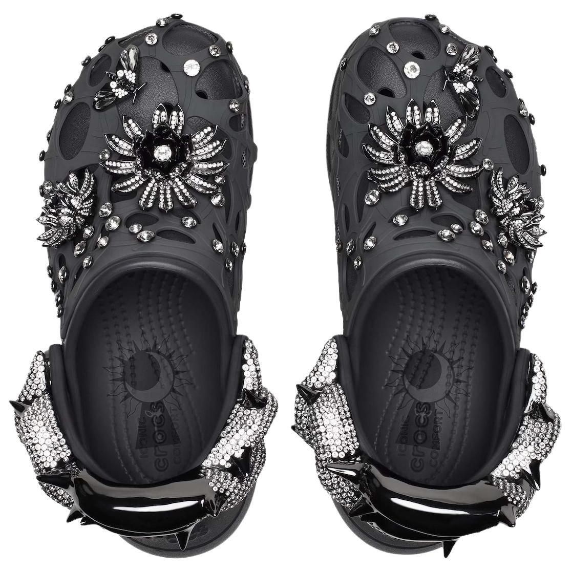 Crocs Classic Bae Clog Swarovski Black Women's