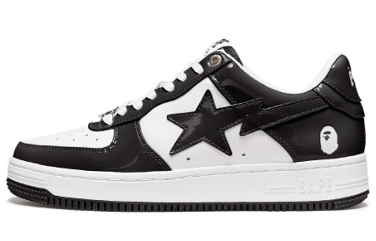 Кеды A BATHING APE A BATHING APE STA (черно-белые)