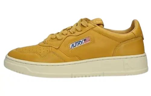 AUTRY Leather Low top Sports Casual Shoes Men's Brown White