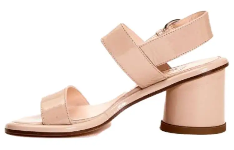 AGL Leather One Strap Sandals Women's Beige