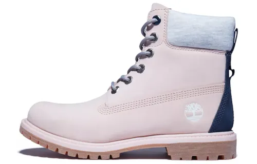 Timberland Combat Boots Women's Peach Pink
