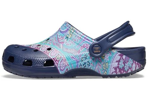 Crocs Classic Clog Liberty London Beach Deep Blue Sandals Women's