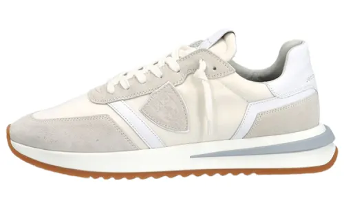 PHILIPPE MODEL Tropez Casual Shoes Men's Low Top Gray White