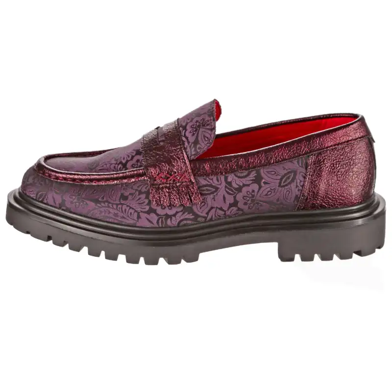 IRREGULAR CHOICE Pu Loafers Men's Purple