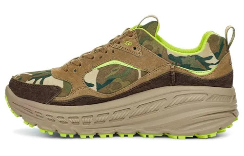 UGG Comfortable Cow Leather Cushioning Slip Resistant Abrasion Resistant Lightweight Low top Running Shoes Men's