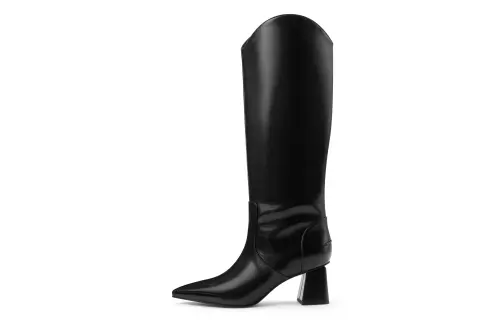 CHARLES&KEITH Pu Knee high Boots 5.8cm Women's