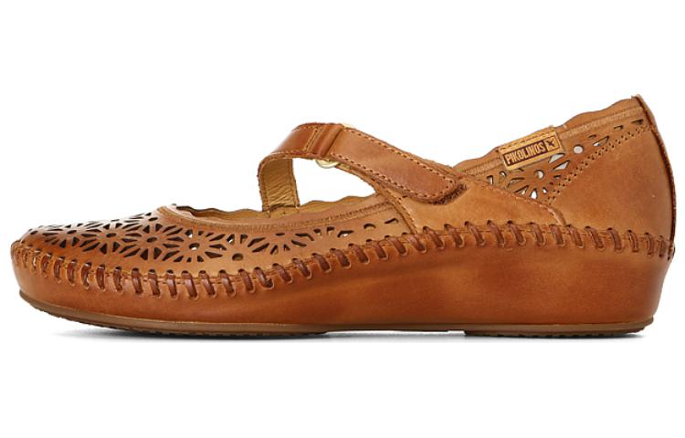 PIKOLINOS Top Grain Cow Leather Unlined Shoes 3cm Women's