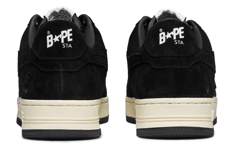 BAPE A BATHING APE Bape Sta Black Suede