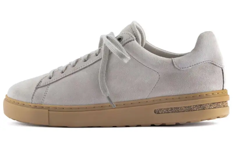 Birkenstock Suede Low top Skateboard Shoes Unisex Gray Narrow