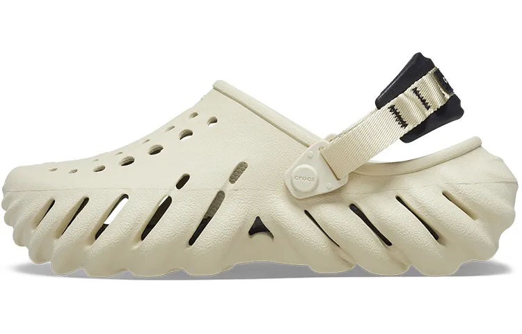 Crocs Echo Clog EVA Breathable, Abrasion Resistant, Lightweight River Trekking Shoes Unisex Beige Black