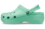 Crocs Classic Platform Clog Jade Stone Women's