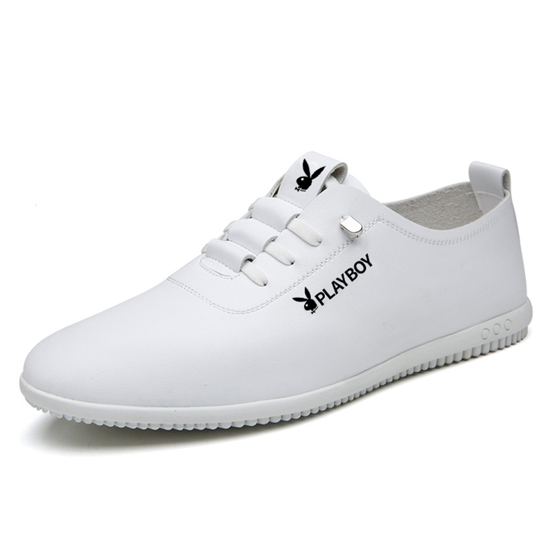 Playboy Cow Split Leather Casual Shoes Men's