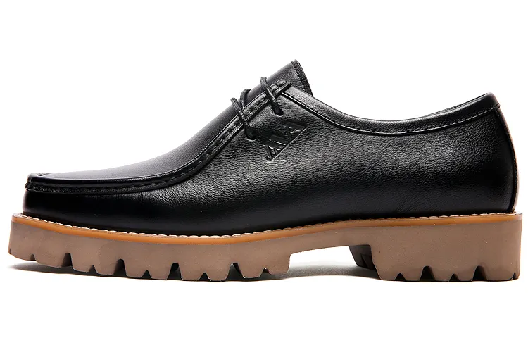 Anthony Miles Casual Leather Shoes Men's Low Top Black
