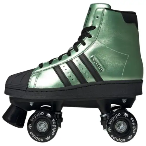Adidas Originals SUPERSTAR High top Casual Shoes Unisex Green Black