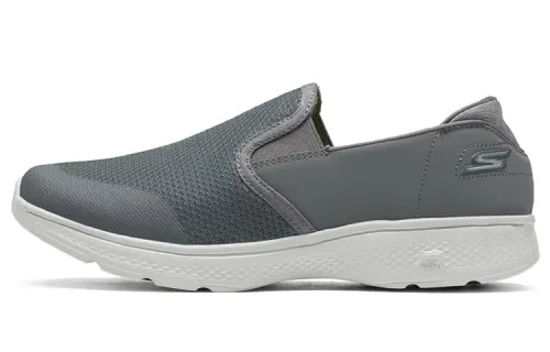 Skechers Go Walk 4 Casual Shoes Men's Low Top Charcoal Gray