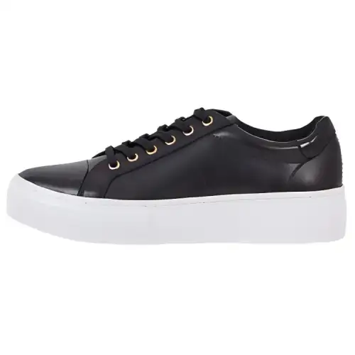 VAGABOND SHOEMAKERS Leather Slip Resistant Low top Skateboard Shoes Women's Black