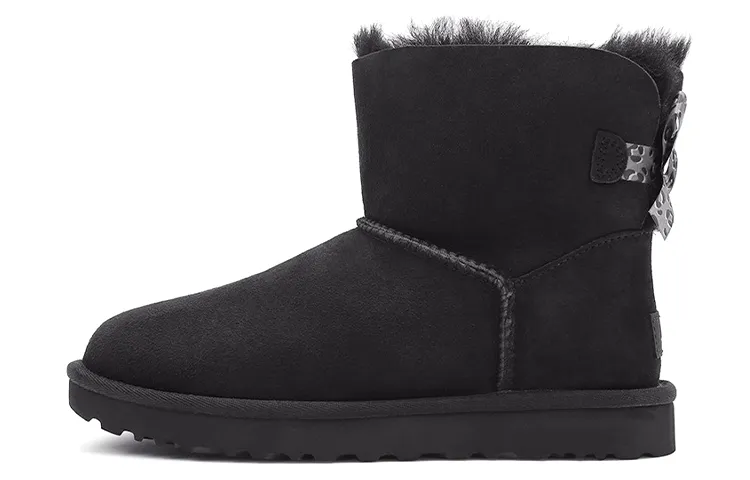 UGG Mini Bailey Bow Ii Exotic Boot 'Black' Women's