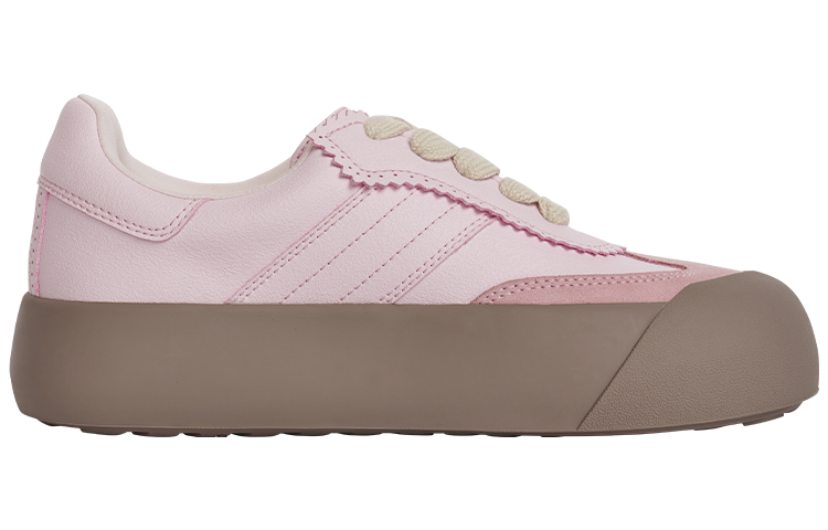 GOOD BAI DUM Pompompurin Platform Casual Shoes Split Cow Leather, Artificial Leather Comfortable Low top