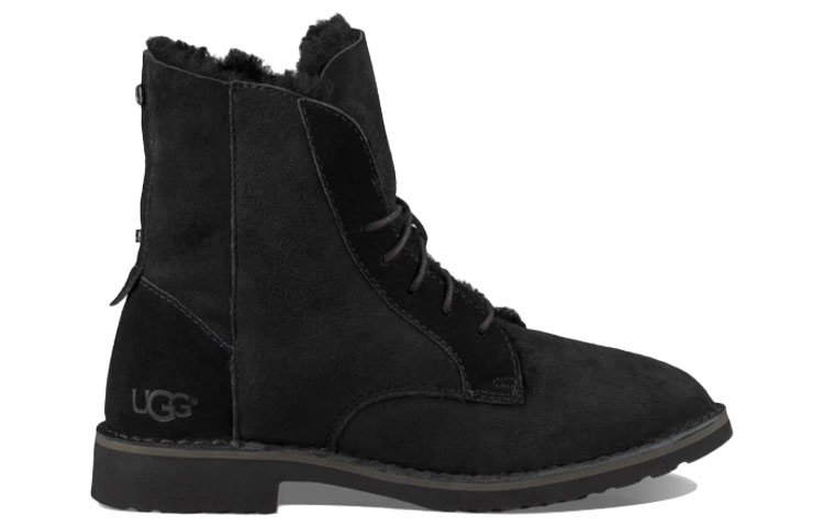 Женские сапоги UGG Quincy Boot (черные) — фото 2