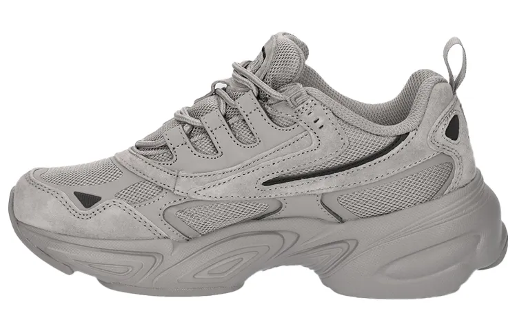 FILA Cube Low top Casual Shoes Women's Gray Korean Style