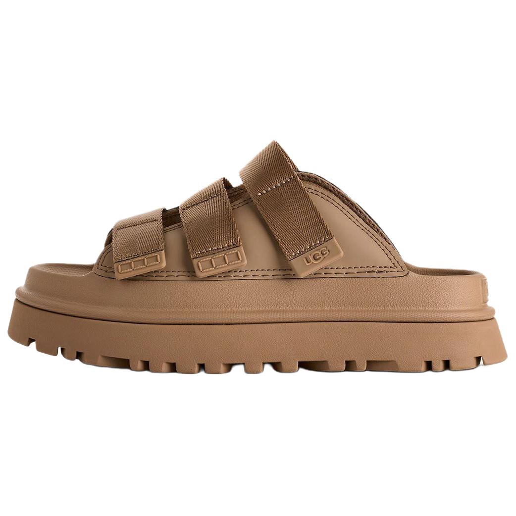 Женские шлепанцы UGG GoldenGlow Slide (коричневые)